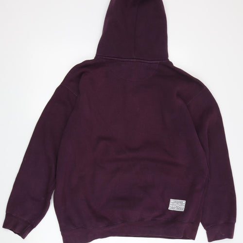 Longsands Alpine Co. Unisex Purple Hoodie L