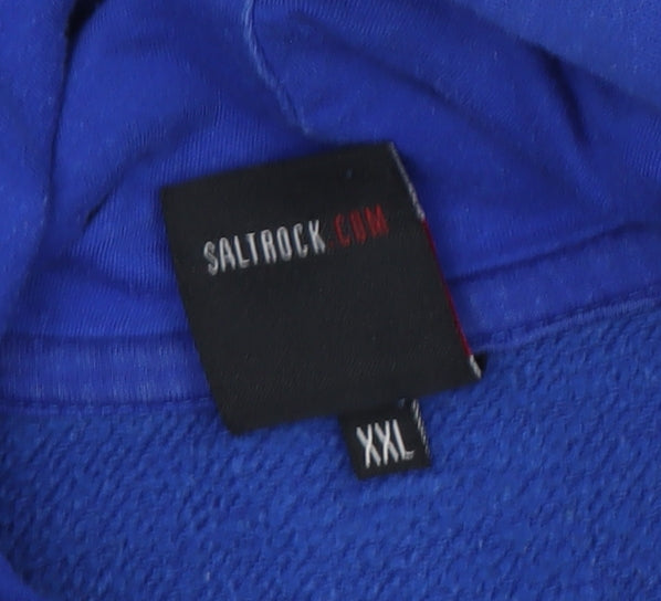 Saltrock Men's Blue 2XL Pullover Hoodie