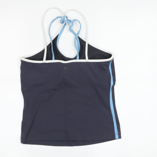 Nike Women's Blue Tank Top M - Moisture Wicking