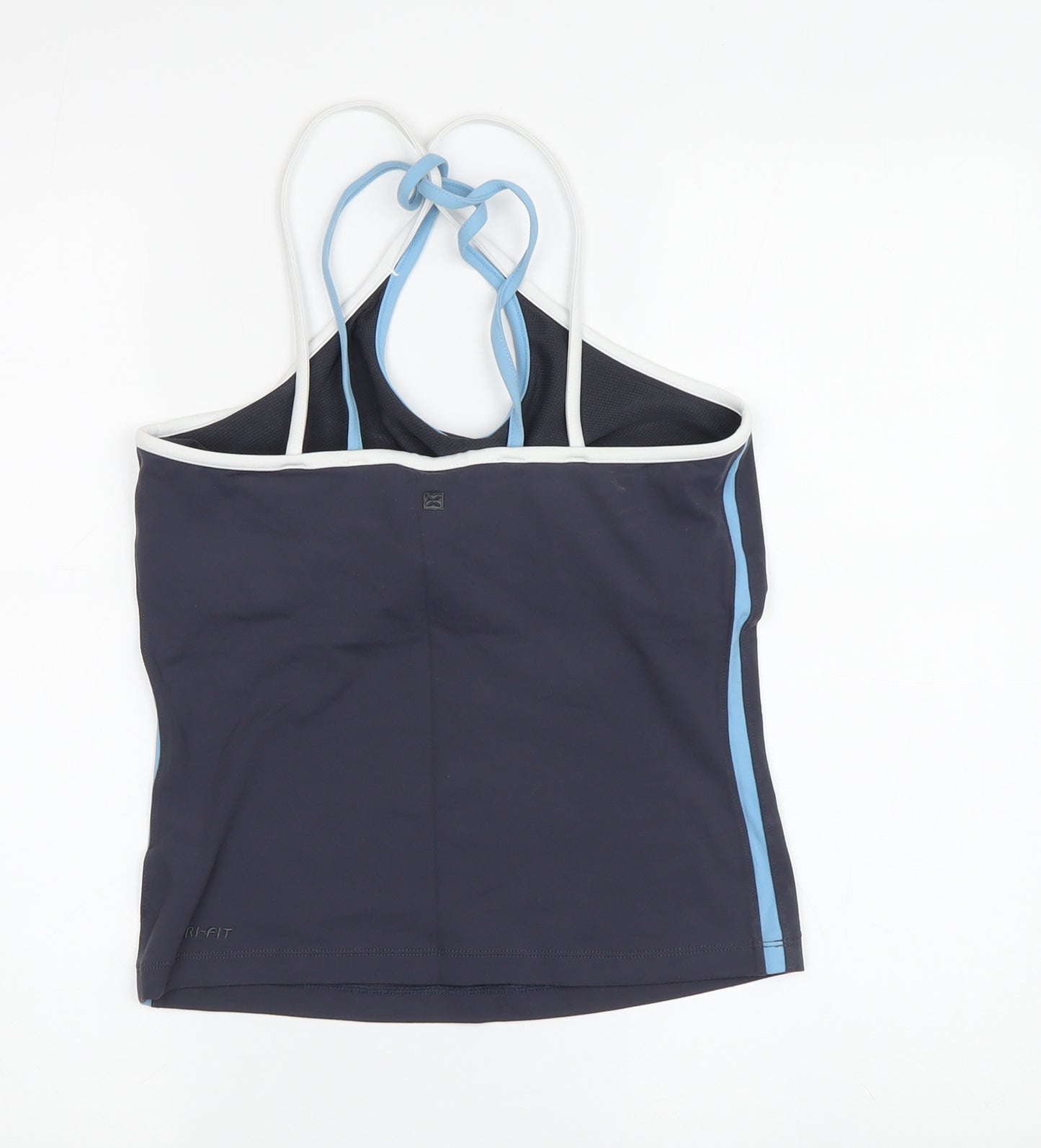 Nike Women's Blue Tank Top M - Moisture Wicking