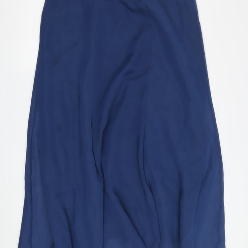 Cotswold Collections Blue Midi Chiffon Skirt, Size 18