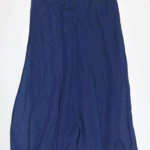 Cotswold Collections Blue Midi Chiffon Skirt, Size 18