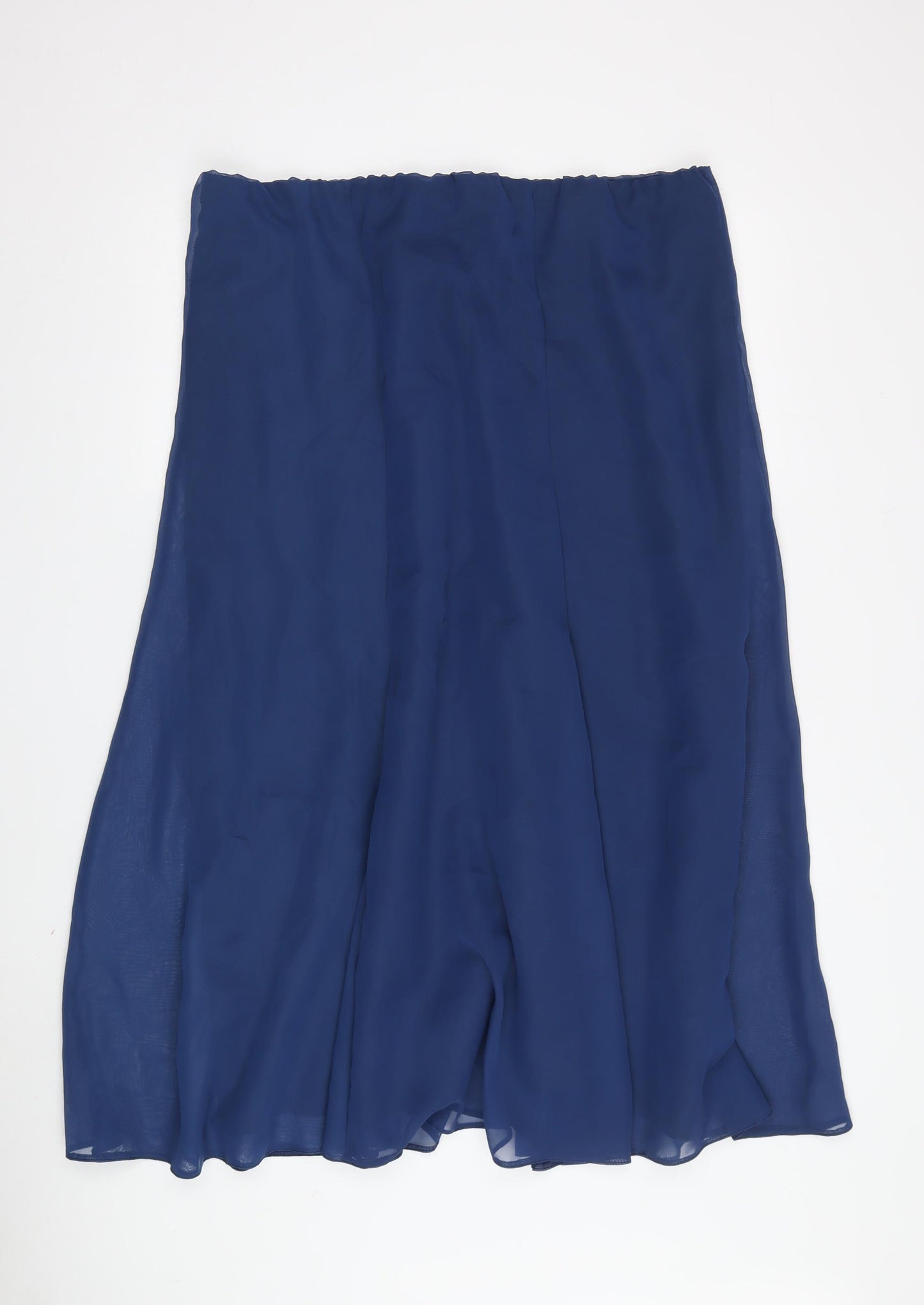 Cotswold Collections Blue Midi Chiffon Skirt, Size 18