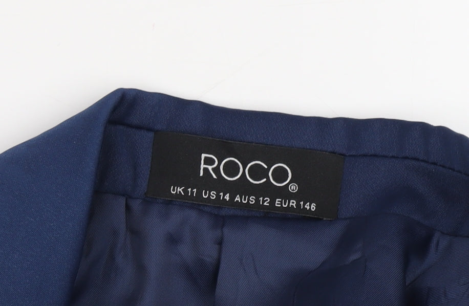 Roco Boys Blue Suit Jacket, Size 146, Formal Occasion