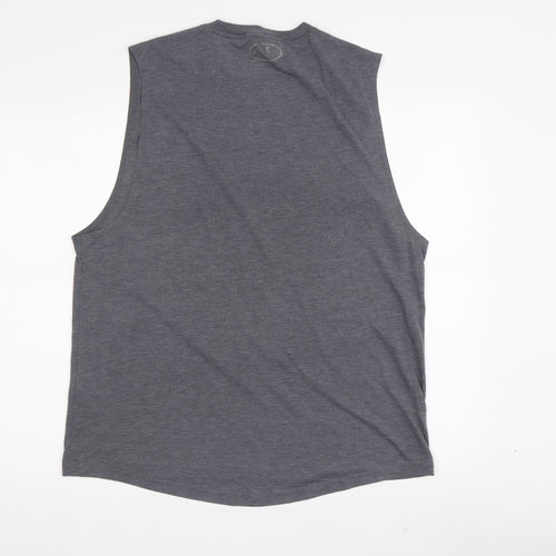 Under Armour Men's Grey Sleeveless T-Shirt L