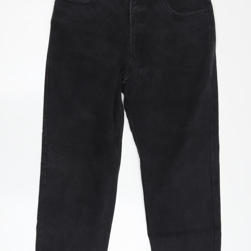 Guise Men's Black Slim Straight Jeans 34W