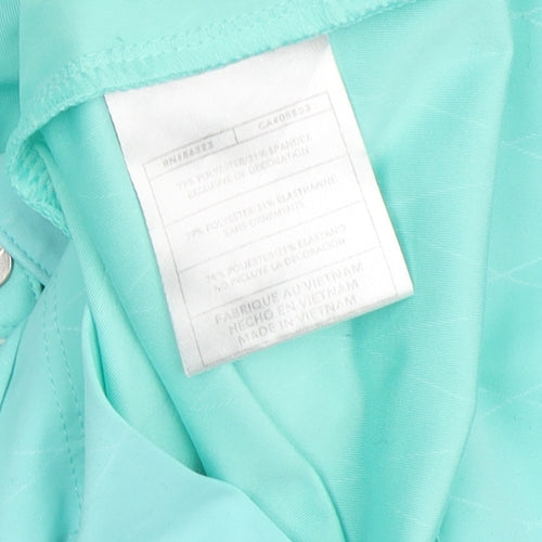 Nike Women's Green Polo Golf Shirt M Moisture-Wicking