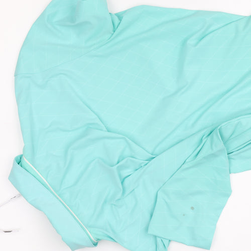 Nike Women's Green Polo Golf Shirt M Moisture-Wicking