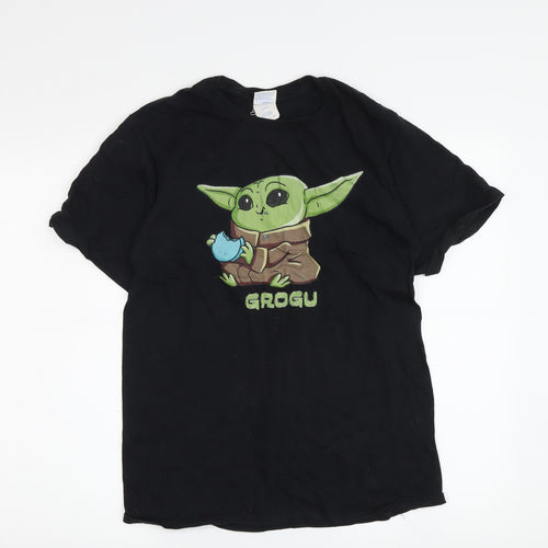 Star Wars Grogu Men's Black T-Shirt, S