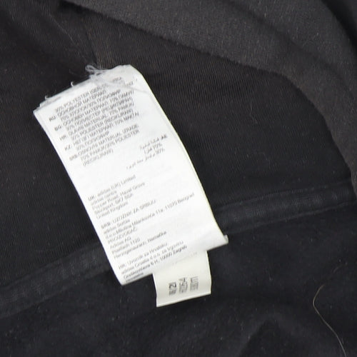 Adidas Unisex Black Full Zip Hoodie S