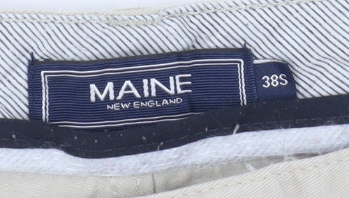 MAINE New England Men's Beige Chino Trousers 38S