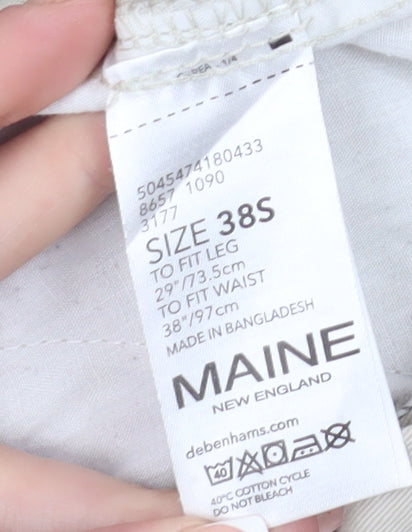 MAINE New England Men's Beige Chino Trousers 38S