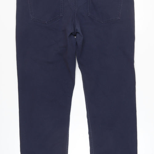Next Men's Blue Chino Trousers - Size 38 Regular Fit