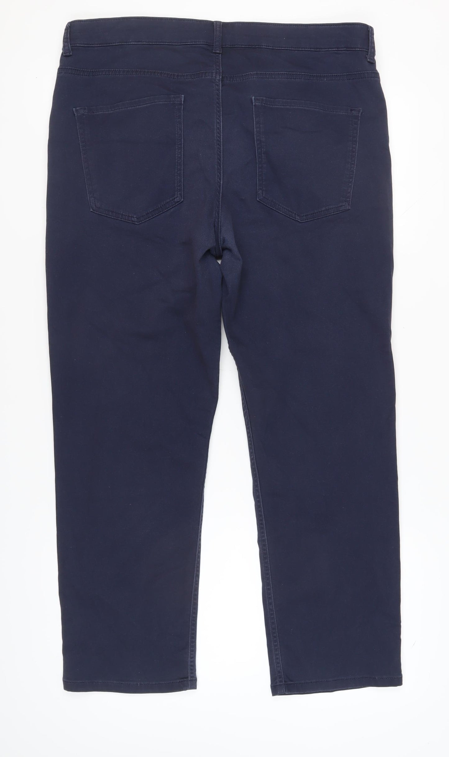 Next Men's Blue Chino Trousers - Size 38 Regular Fit