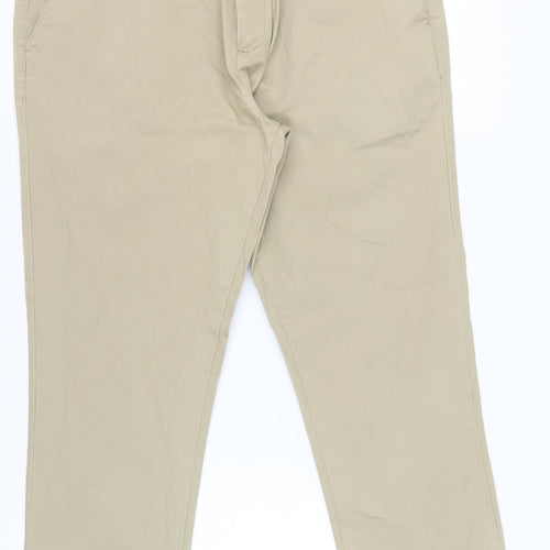 Next Men's Beige Chino Trousers Size 38