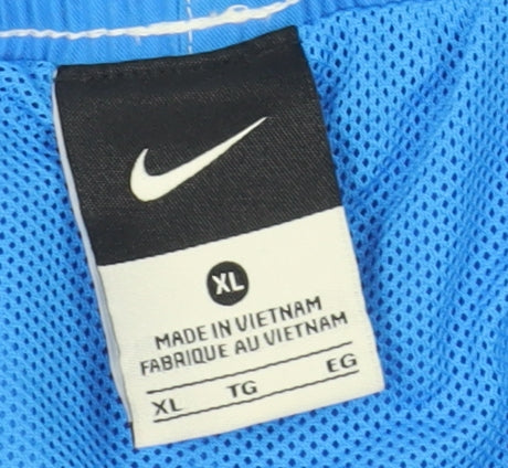 Nike Men's Blue Cargo Shorts XL Elastic Waist