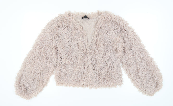 New Look Women's Beige Pullover Jumper M