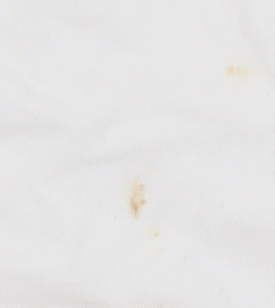 Donnay Men's White V-Neck Cotton T-Shirt L