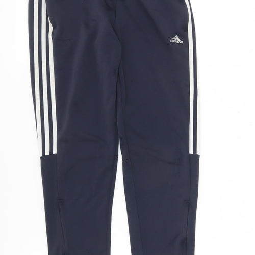 Adidas Boys Black Track Pants 13-14 Yrs Sportswear
