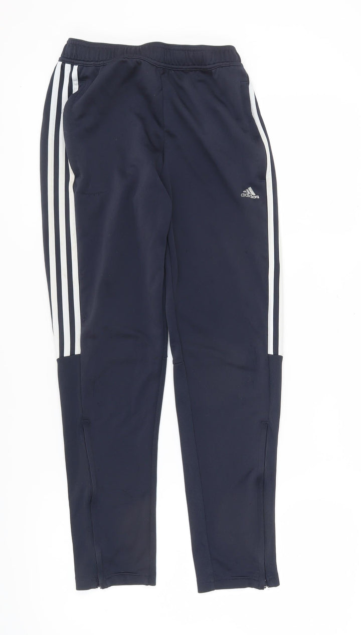 Adidas Boys Black Track Pants 13-14 Yrs Sportswear