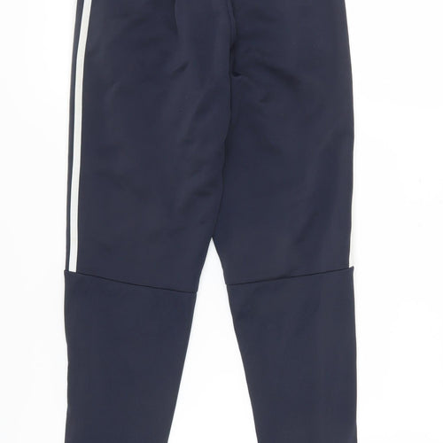 Adidas Boys Black Track Pants 13-14 Yrs Sportswear