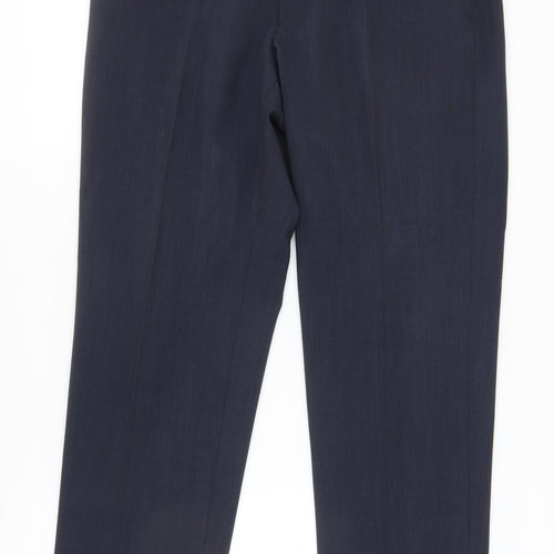 Marks and Spencer Men's Blue Dress Pants, Size M, 36W