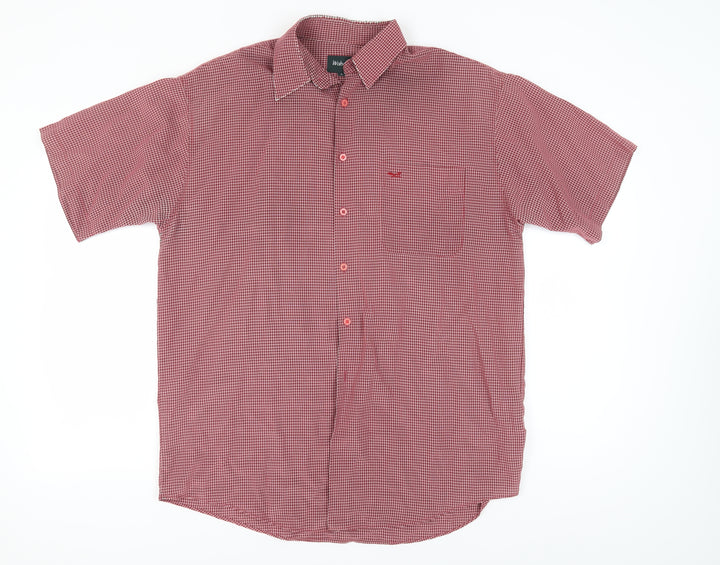 Wolsey Men's Red Check Casual Shirt L