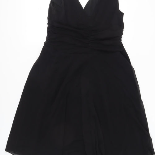 Evans Women's Black A-Line Dress, Size 22, Party Ready