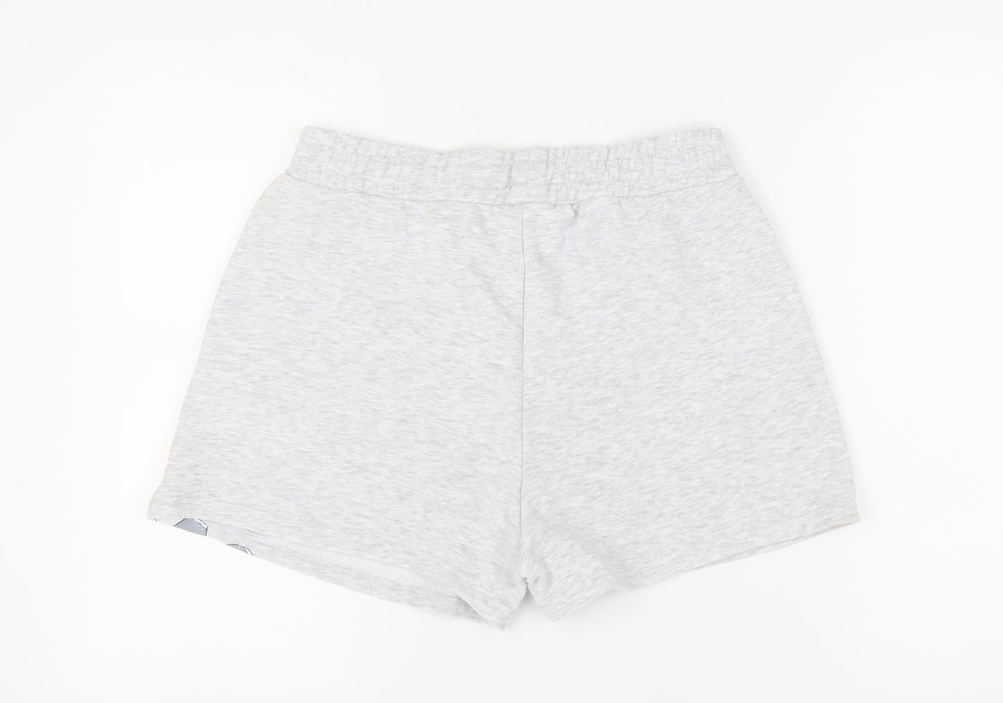 Primark Women's Grey Cartoon Sweat Shorts Size 12 Fun Casual