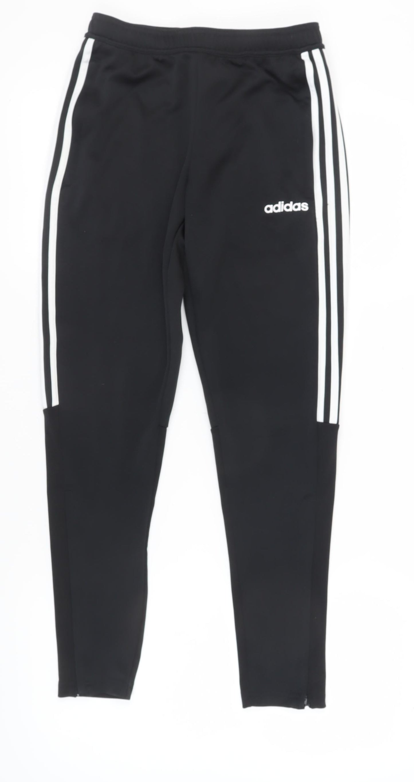 Adidas Men's Black Track Pants, Size S, Quick Dry