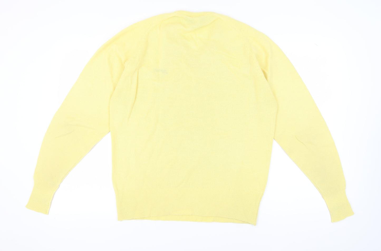 Slazenger Men's Yellow V-Neck Pullover Jumper M