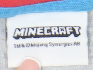 Next Boys Minecraft Grey T-Shirt 9 Years Geek Style