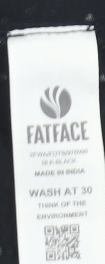 Fat Face Women's Black Polka Dot Shift Dress 14