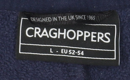 Craghoppers Men's Blue Full Zip Hoodie L