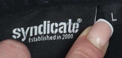 Syndicate Black Deer Graphic Pullover Sweatshirt L