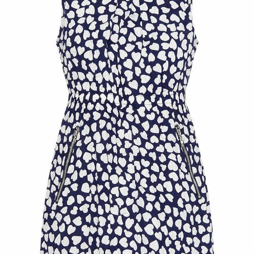 Apricot Women's Blue A-Line Sleeveless Dress
