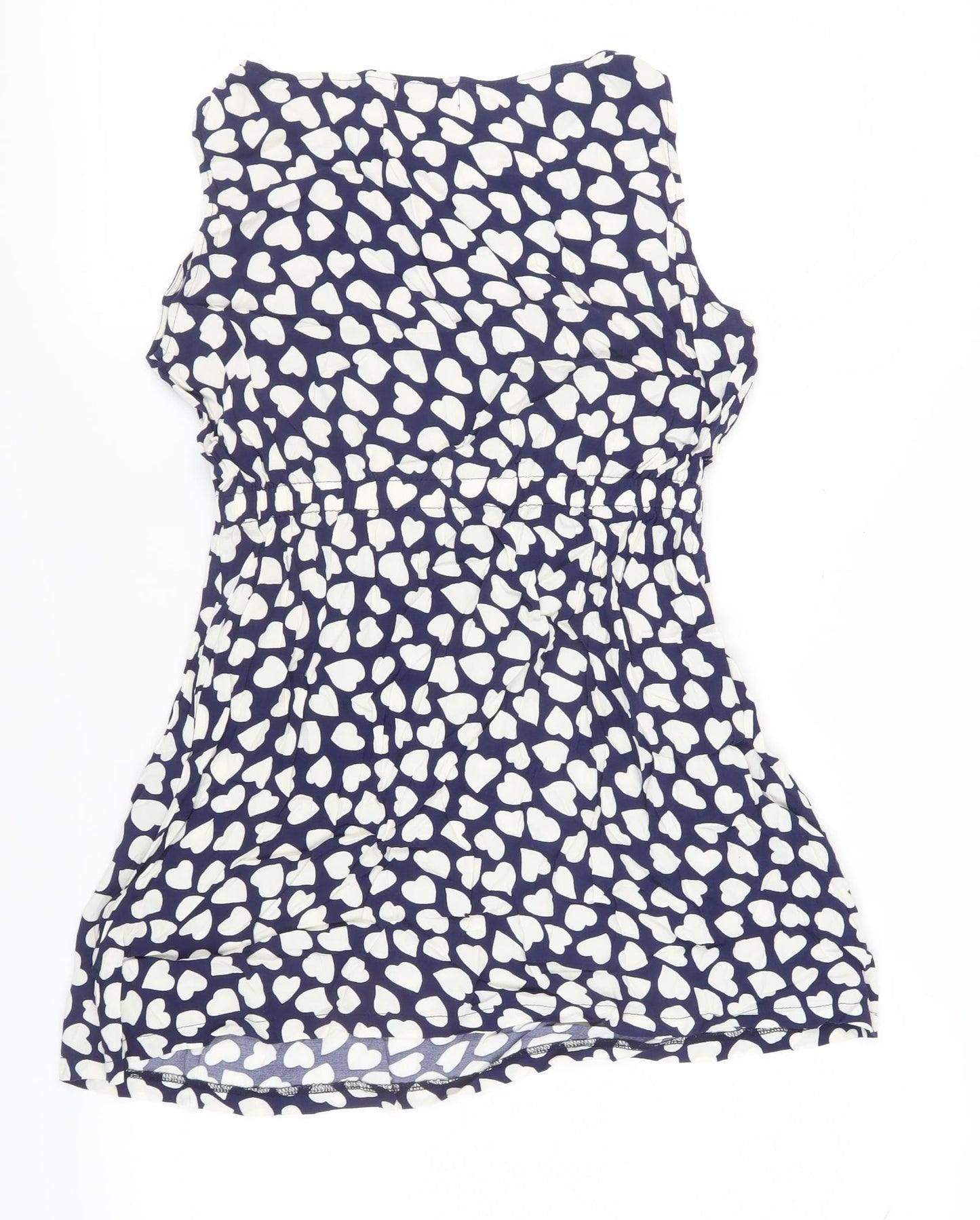 Apricot Women's Blue A-Line Sleeveless Dress