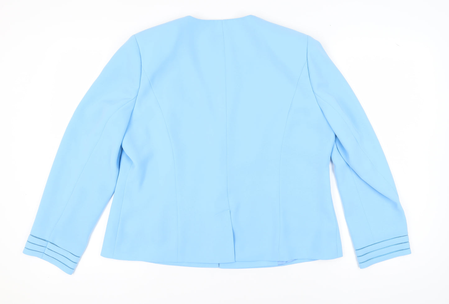 Jacques Vert Women's Blue Blazer, Size 18, Classic Fit