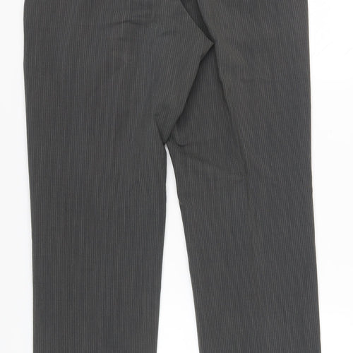 Marks and Spencer Men's Black Trousers, Size 36, Formal