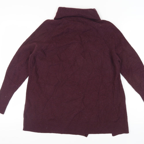 Warehouse Women's Purple Roll Neck Pullover Jumper Size 12