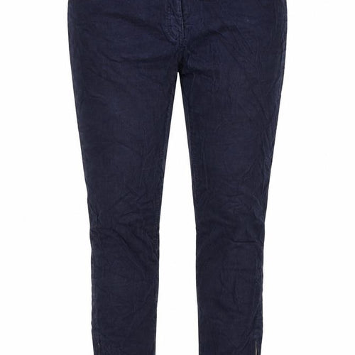 H&M Women's Blue Skinny Trousers, Size 10, Ankle Zip