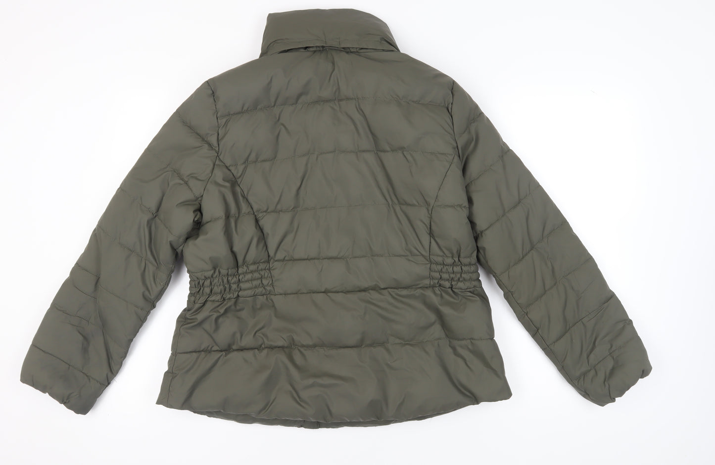 Marks and Spencer Women's Green Puffer Jacket Size 18