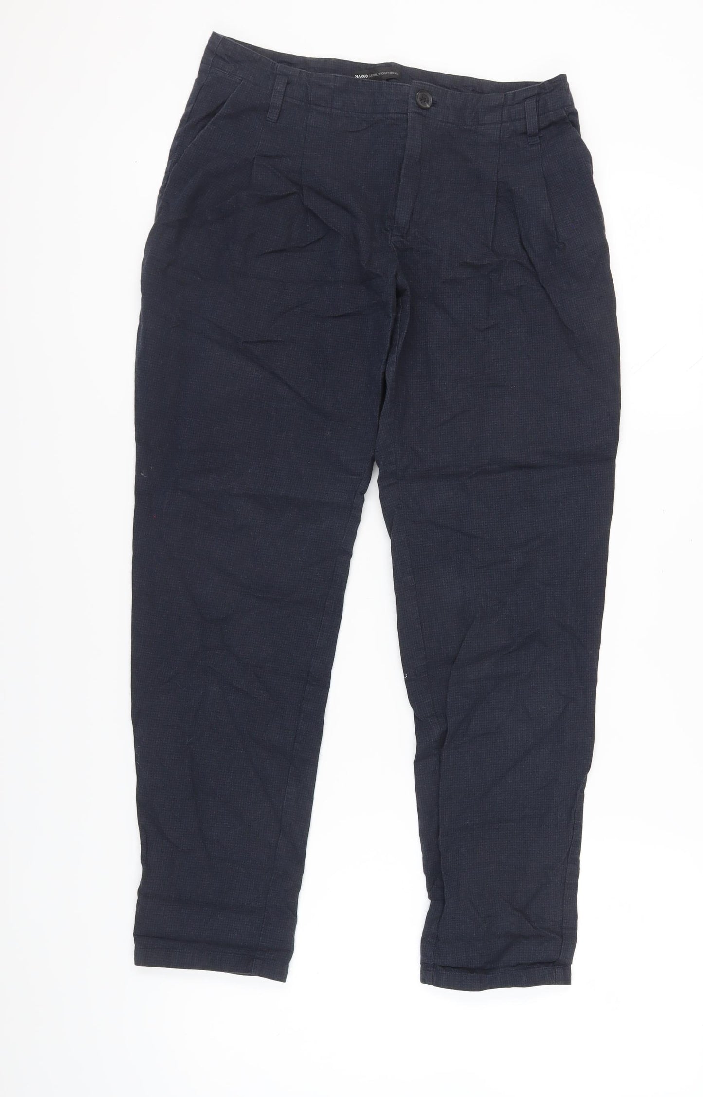 Mango Women's Black Chino Trousers Size 10