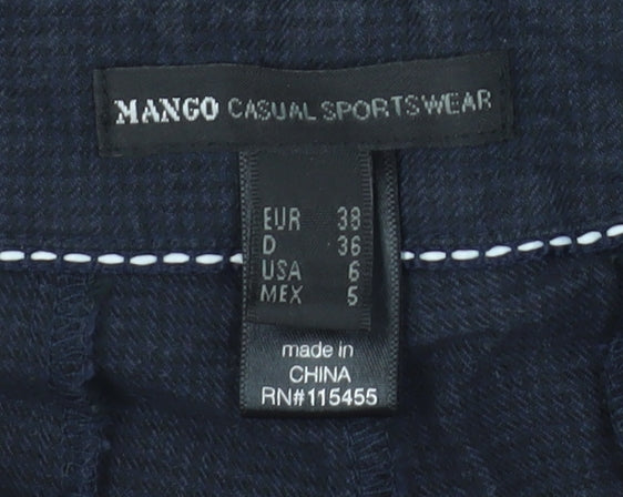 Mango Women's Black Chino Trousers Size 10