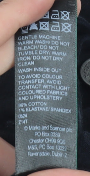 Jaeger Women's Black Straight Jeans Size 10