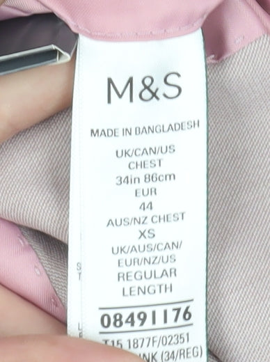 Marks and Spencer Pink Blazer 34R Men's Jacket Formal