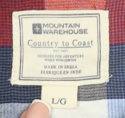 Mountain Warehouse Men's Multicoloured Check Shirt L