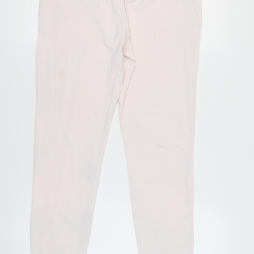 Reebok Women's Pink Jogger Trousers - Size M, Elastic Waist
