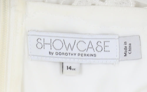 Dorothy Perkins Women's Ivory A-Line Wedding Dress Size 14