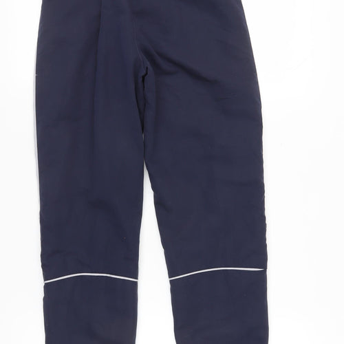 Slazenger Boys Blue Track Pants Size 11-12, Elastic Waist, Activewear
